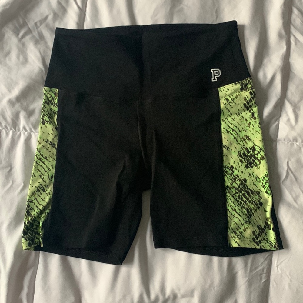Biker shorts from Pink 2 pairs black and mauve.